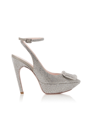 Roger Vivier Choc Buckle Embellished Pumps - Moda Operandi