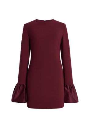 ROTATE Satin-Trimmed Crepe Mini Dress - Moda Operandi