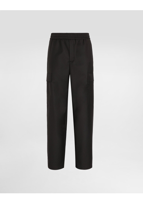 Dolce & Gabbana Wool Cargo Pants - Man Pants And Shorts Black 52