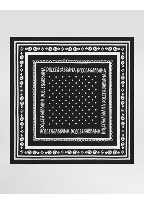 Dolce & Gabbana Bandanna-print Silk Scarf - Man Scarves And Silks Print Onesize