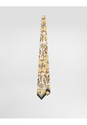 Dolce & Gabbana Shell-print Tie - Man Ties And Pocket Squares Multicolor Onesize