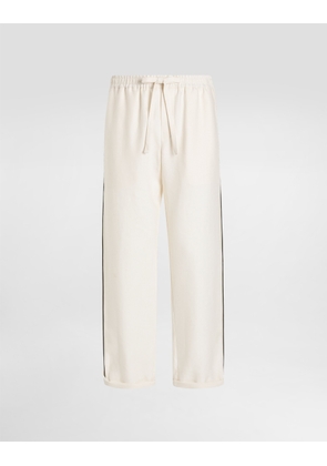 Dolce & Gabbana Linen Fabric Pajama Pants - Man Pants And Shorts White 52