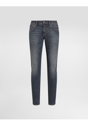 Dolce & Gabbana Pantalone - Man Denim Multi-colored Cotton 54