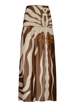 Johanna Ortiz Bohemia Convertible Georgette Midi Dress - Moda Operandi