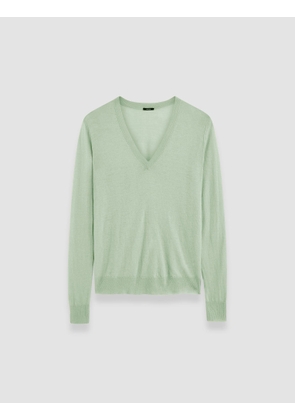 Cashair V Neck Jumper - XS