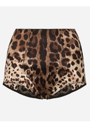 Dolce & Gabbana Guaina - Woman Underwear Animal Print Satin 1
