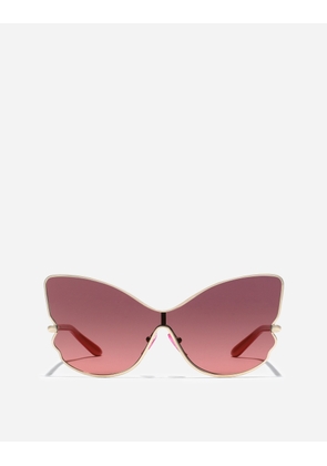 Dolce & Gabbana Butterfly Sunglasses - Woman Sunglasses Fuchsia Onesize