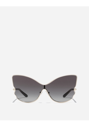Dolce & Gabbana Butterfly Sunglasses - Woman Sunglasses Black Onesize