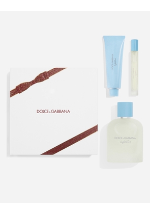 Dolce & Gabbana  Light Blue Pour Homme Edt Trio Gift Set - Man Perfumes For Him - Onesize