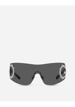 Dolce & Gabbana Re-edition Sunglasses - Woman Sunglasses Black Acetate Onesize