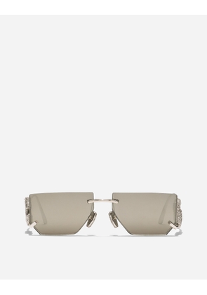 Dolce & Gabbana Dg Crystal Sunglasses - Woman Sunglasses Multicolor Onesize