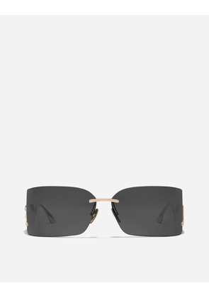 Dolce & Gabbana Statement Sunglasses - Woman Gold Onesize