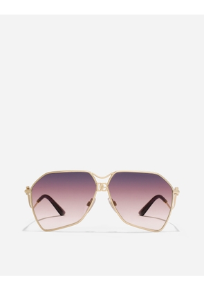 Dolce & Gabbana Dg Filo Sunglasses - Woman Collection Gold Onesize