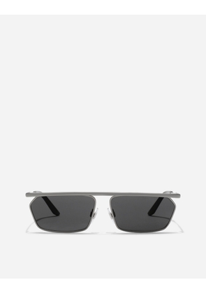 Dolce & Gabbana Metal Classic Sunglasses - Man Collection Gunmetal Onesize