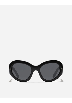 Dolce & Gabbana Dna Sunglasses - Woman Sunglasses Black Acetate Onesize