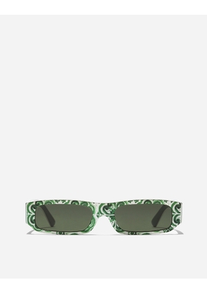Dolce & Gabbana Maiolica Verde Sunglasses - Man Sunglasses Green Maiolica Onesize
