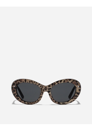 Dolce & Gabbana Dg Sicily Sunglasses - Woman Sunglasses Black Acetate Onesize