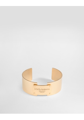 Dolce & Gabbana Bracelet With Logo Tag - Man Bijoux Gold Metal Onesize