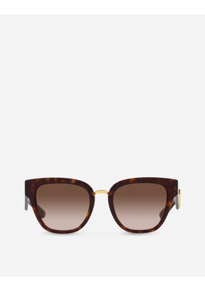 Dolce & Gabbana Dg Crossed Sunglasses - Man Havana Onesize