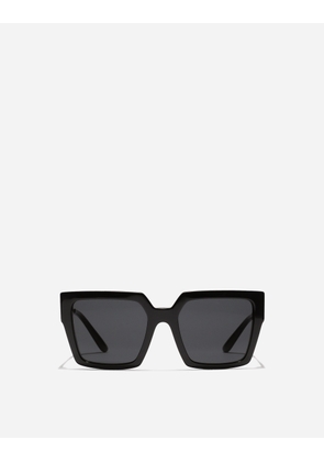 Dolce & Gabbana Dg Diva Sunglasses - Woman Black Acetate Onesize