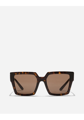 Dolce & Gabbana Dg Diva Sunglasses - Woman Brown Acetate Onesize