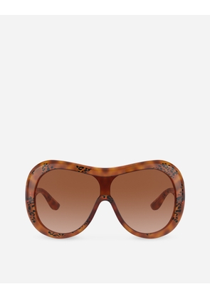 Dolce & Gabbana Dna Sunglasses - Woman Sunglasses Animal Print Acetate Onesize