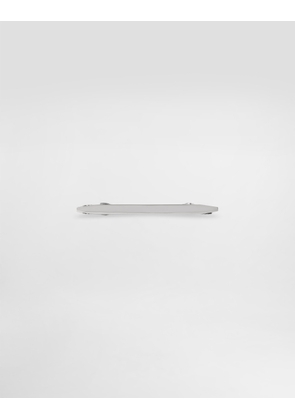 Dolce & Gabbana Collar Pin With Logo - Man Bijoux Silver Metal Onesize