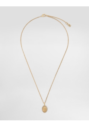 Dolce & Gabbana Necklace With Sacred Image - Man Bijoux Gold Metal M