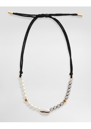 Dolce & Gabbana Dg Cord Necklace - Man Bijoux Multi-colored Metal Onesize