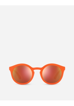 Dolce & Gabbana Gamers Sunglasses - Man Sunglasses Orange Onesize