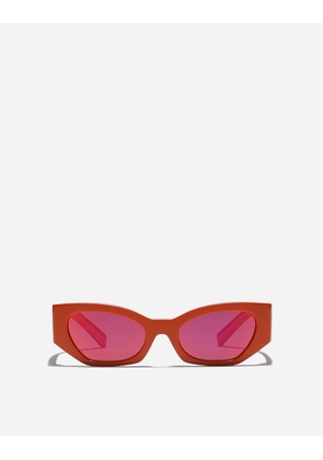Dolce & Gabbana Dna Logo Sunglasses - Woman Sunglasses Orange Onesize