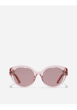 Dolce & Gabbana Everyday Flower Sunglasses - Woman Sunglasses Transparent Pink Onesize