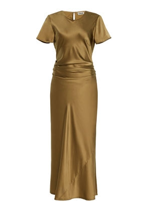 STAUD Marcel Stretch-Silk Dress - Moda Operandi