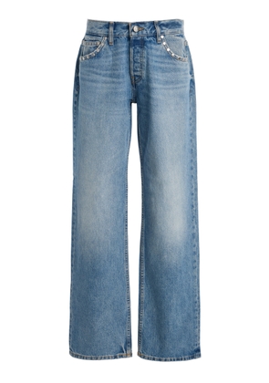 EB Denim Studded Rigid Low-Rise Baggy Jeans - Moda Operandi