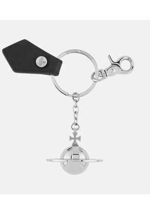 Vivienne Westwood 3d Orb Keyring Metal Black / Gunmetal One Size Unisex