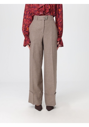 Pants MALIPARMI Woman color Dove Grey