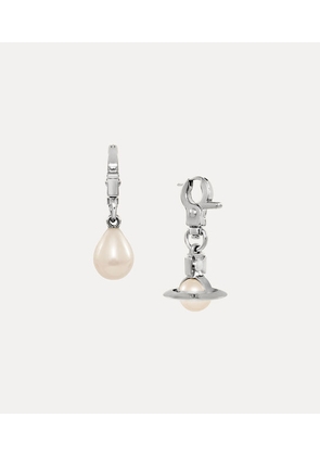 Vivienne Westwood Claude Earrings Silver Brass Women