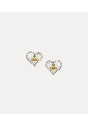 Vivienne Westwood Petra Earrings Platinum-gold-white-pearl-tint-mop-white-opal Platinum-gold-white-pearl-tint-mop-white-opal Women