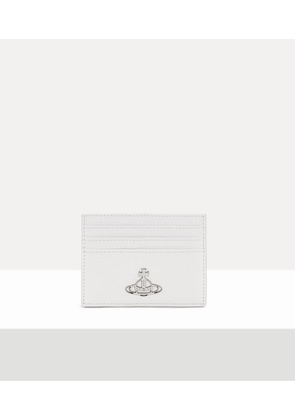 Vivienne Westwood Flat Card Holder Mini Croc-embossed White One Size Women