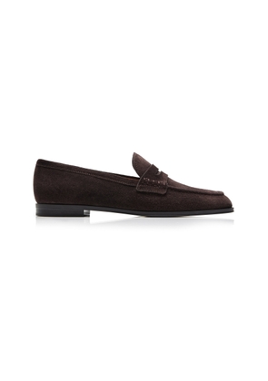Gianvito Rossi Georgie Suede Loafers - Moda Operandi