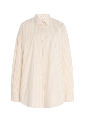 The Row Caster Striped Cotton Shirt - Moda Operandi
