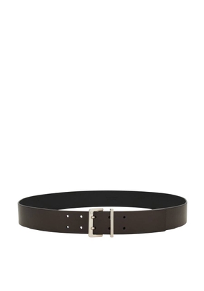 Ferragamo Engraved Logo Leather Belt