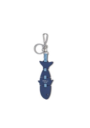 Mulberry Men's Puzzle Keyring - Fish Pale Navy