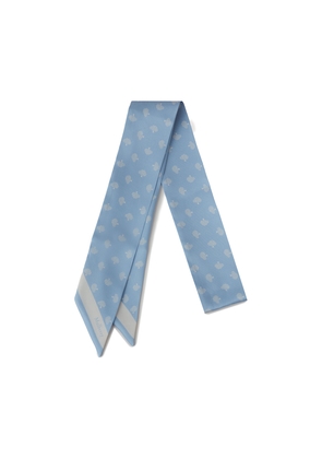 Mulberry Women's Skinny Scarf - Mulberry Tree Poplin Blue