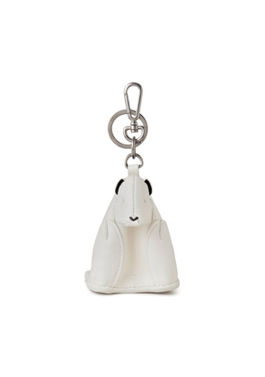 Mulberry Women's Case Keyring - Polar Bear White