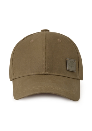 Mulberry Waxed Baseball Cap Dark Moss