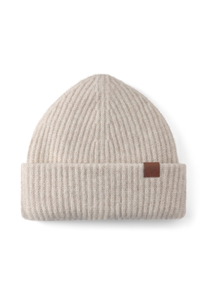Mulberry Women's Chunky Ribbed Beanie Oat