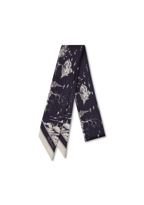 Mulberry Women's Skinny Scarf - British Park Deep Aubergine