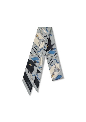 Mulberry Women's Skinny Scarf - Bayswater Workshop Light Grey