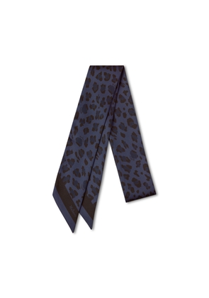 Mulberry Women's Skinny Scarf - Leopard Night Sky